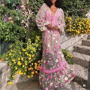 For Love and Lemons Luna Maxi Dress size XS NWT